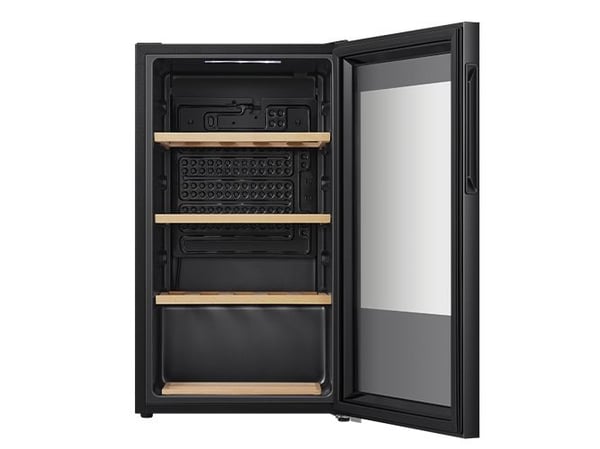 Hisense RW12D4NWG0 viinikaappi 30 pullolle, G, vapaasti sijoitettava, musta