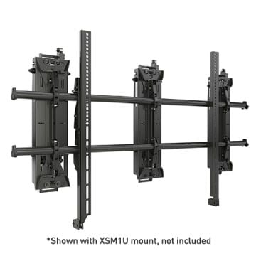 Chief Fusion Extra-Large Pull Out - Monteringskomponent (utdragbar väggmontering) - för LCD-display - svart - skärmstorlek: 55"-100" - för Chief XS...