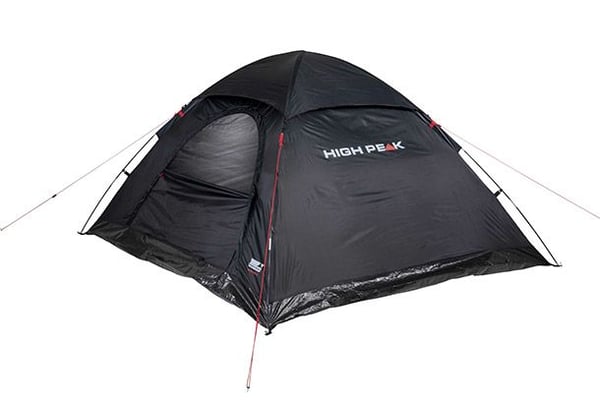 High Peak Monodome XL, Kupoliteltta, 4 henkilö(t), Ilmanvaihto, Vedenkestävät saumat, Musta
