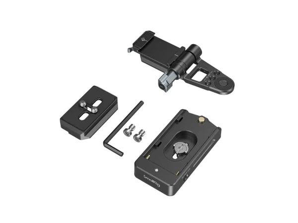 SmallRig 4696, akkulevy, musta, akryylinitriilibutadieenistyreeni, alumiini, polykarbonaatti (PC), silikoni, ruostumaton teräs, 1/4, 3/8", 122 mm, ...