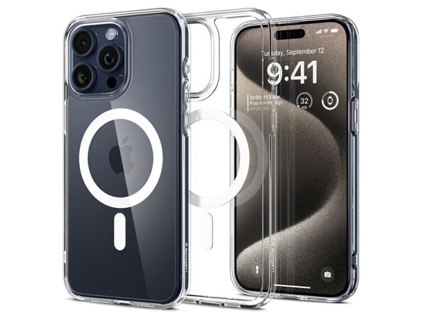 Spigen iPhone 15 Pro Max Ultra Hybrid MagSafe-suojakuori ACS06576, valkoinen