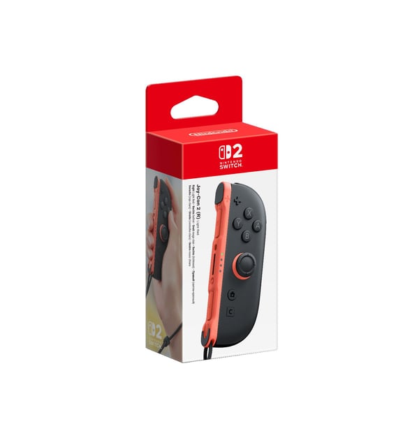 Nintendo Joy-Con 2 (R)-kontroller for Switch 2, Bluetooth, lys rød