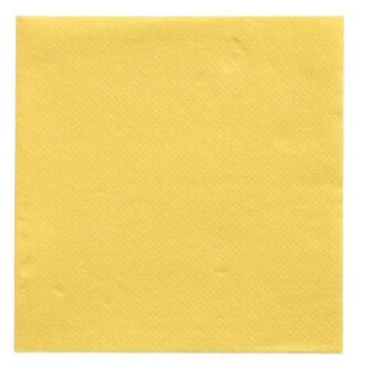 PAPSTAR Lautasliina 24,0 x 24,0 cm 2-kerroksinen keltainen