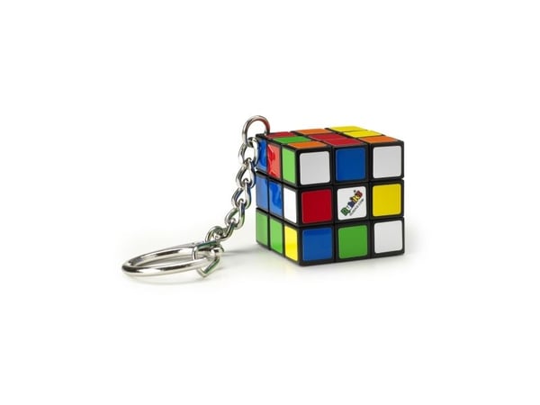 Spin Master Rubiks kube nøkkelring 3x3 Rubiks kube