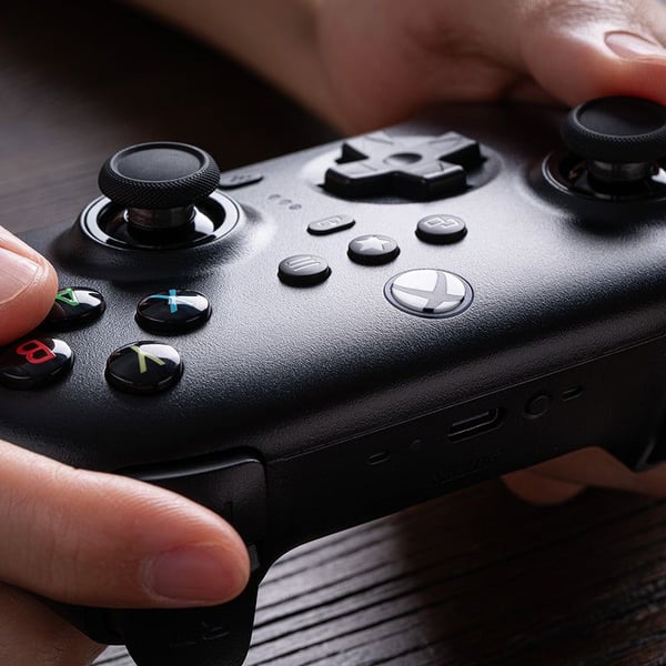 8Bitdo Ultimate 3-mode - Håndkonsoll - trådløs - 2.4 GHz/Bluetooth - svart - for Microsoft Xbox One, Microsoft Xbox Series S, Microsoft Xbox Series...