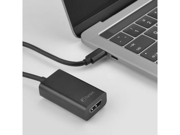 FANTEC - Extern videoadapter - USB-C - HDMI - svart