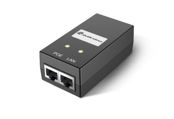 QuWireless QuPSU P248E, PoE-sovitin, sisäkäyttöön, 100–240 V, 50/60 Hz, 19,2 W, 24 V