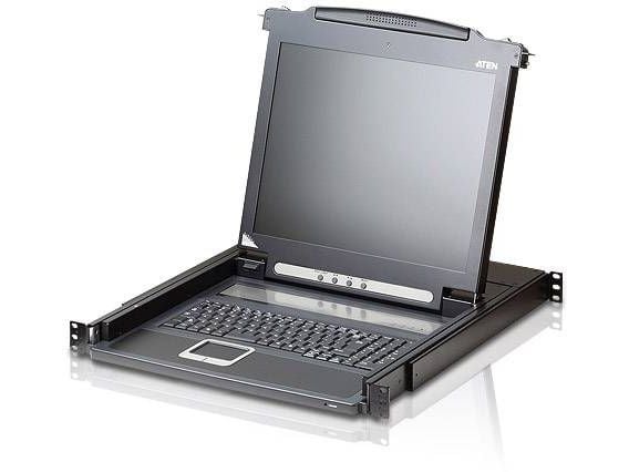 ATEN CL1000M - KVM-konsoli - 17" - räkkiversio - 1280 x 1024 - VGA - 1U