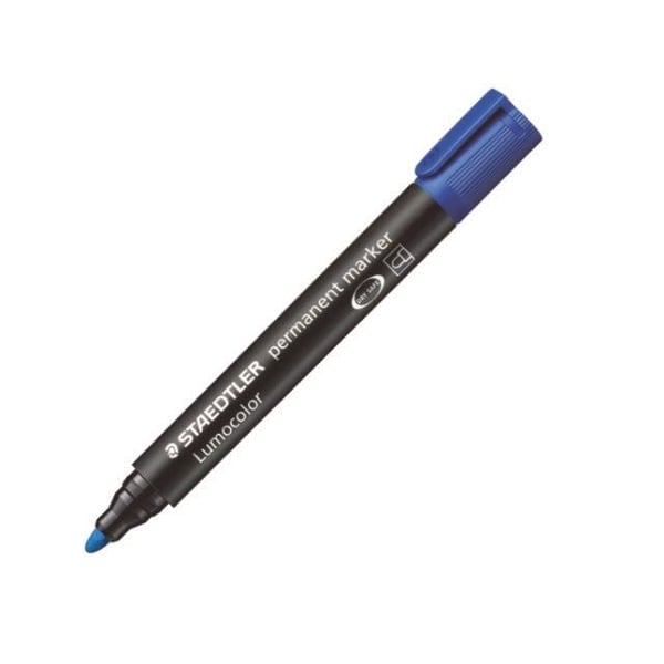 STAEDTLER Lumocolor - Markør - permanent - blå - 2 mm