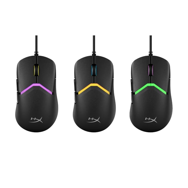 Pulsefire Saga -pelihiiri (musta), Molempikätinen, Optinen, USB A-tyyppi, 3200 DPI, musta