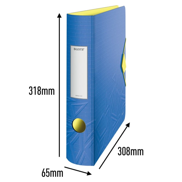 Leitz 11170032, A4, Oppbevaring, Skumplast, Blå, 350 ark, 80 g/m²
