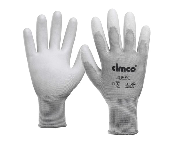 Cimco 141262, Korjaamokäsineet, Harmaa, XXL