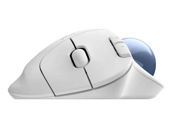 Logitech ERGO M575S, Oikeakätinen, Trackball, Bluetooth, 2000 DPI, 11,25 ms, Sininen, Valkoinen