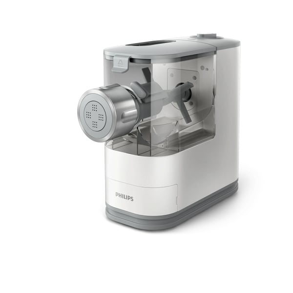Philips Viva Collection HR2345/19 Pasta- ja nuudelikone, Sähköpastakone, Maccheroncini, Tagliatelle, Muovi, Valkoinen, 1 m, LED