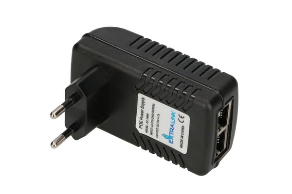 Extralink POE-12-12W - Strøminjektor - AC 100-240 V - 12 watt - utgangskontakter: 1