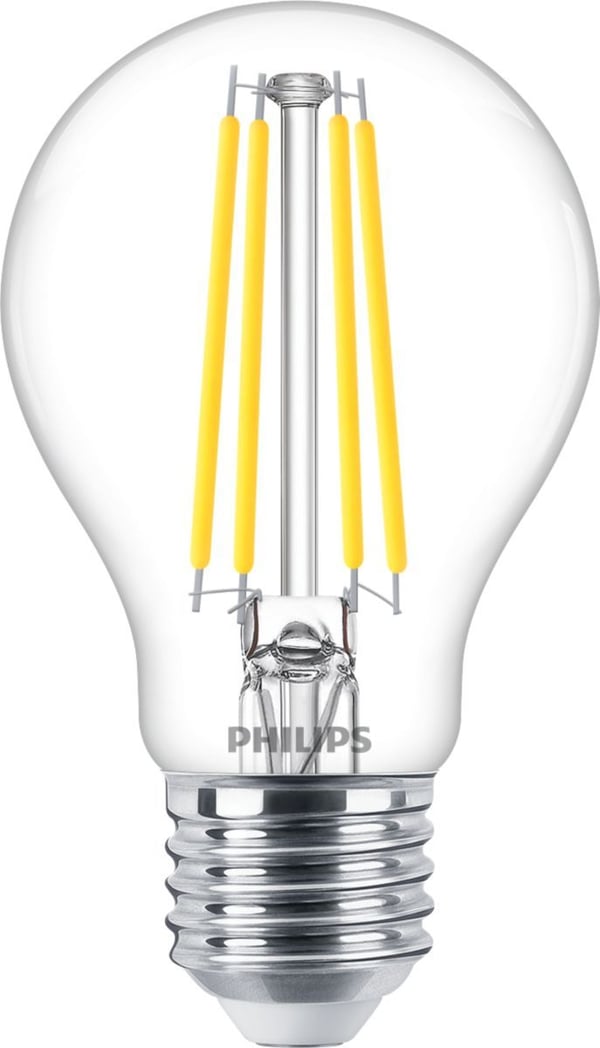 Philips MASTER Value - LED - form: A60 - klar finish - E27 - 5.9 W (ekvivalent 60 W) - klasse D - varmt hvitt lys - 2700 K
