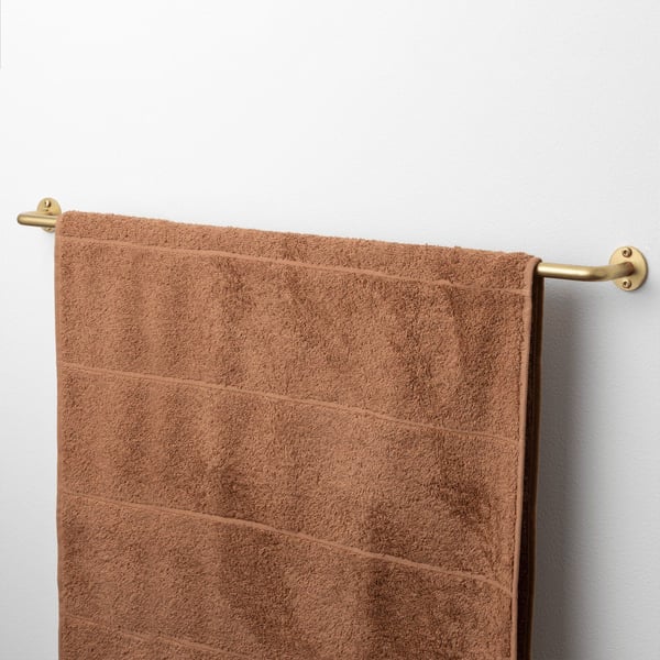 Håndklædestang 60 cm messinglook