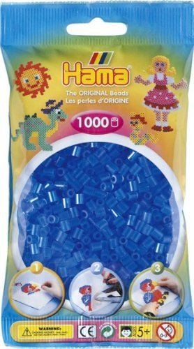 Revell Hama perler midi 1000stk blå