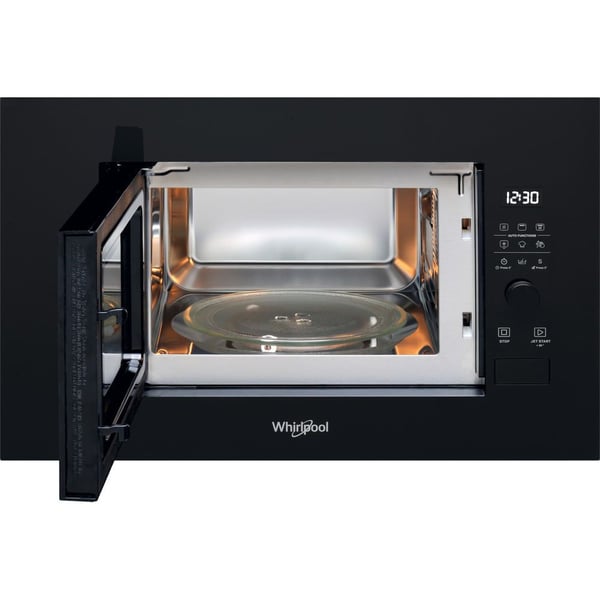 Whirlpool WMF200G NB, Kiinteä, Grillimikroaaltouuni, 20 L, 800 W, Sisäänrakennettu näyttö, Rotaatio, Kosketus