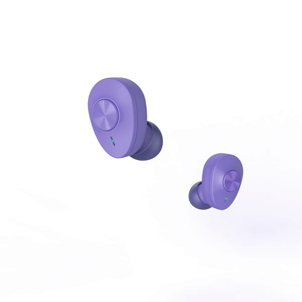 Hama Freedom Buddy - True wireless-hodetelefoner med mikrofon - i øret - Bluetooth - purpur