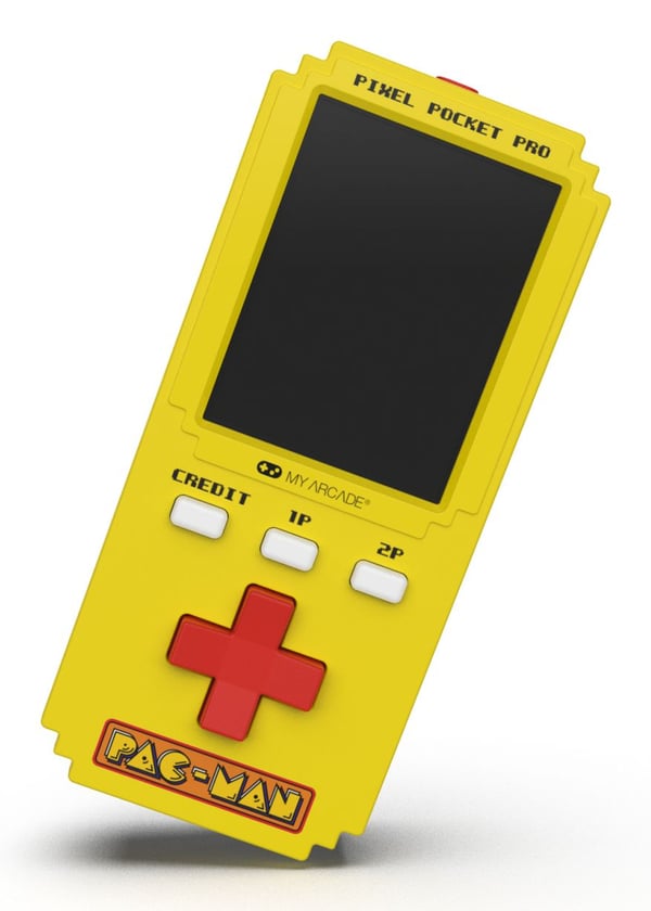 My Arcade Pixel Pocket Pro - Håndholdt spillkonsoll - PAC-MAN