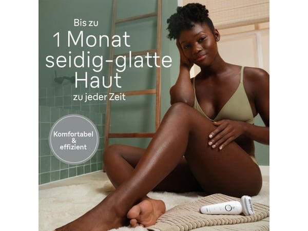 Braun Silk-épil 9 9-341 SensoSmart johdoton epilaattori, valkoinen/hopea