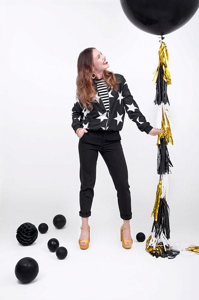 PartyDeco TG2, Garland, Sort, Gull, Gratulasjoner, 1500 m, Gutt/Jente, Ikke for barn under 36 måneder