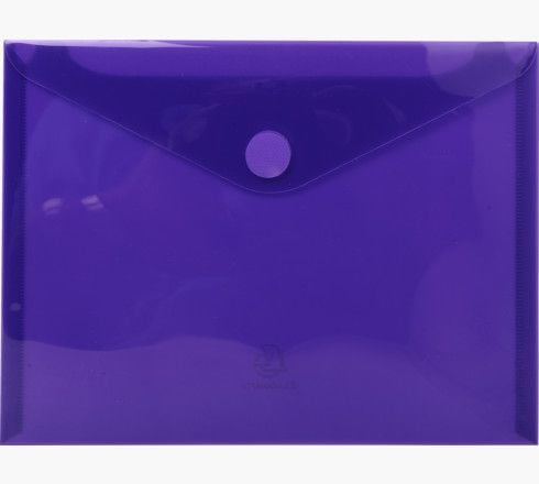 Exacompta 56720E, Envelope folder, A5, Polypropeeni (PP), Sininen, Vihreä, Purppura, Punainen, Läpinäkyvä, 2 mm, Ranska