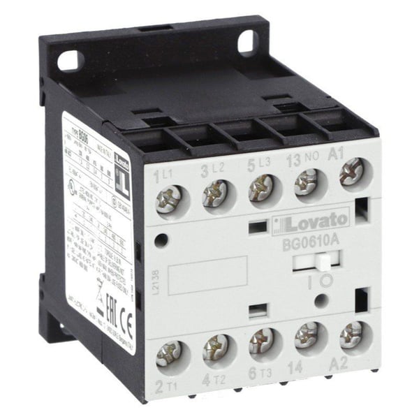Lovato Electric virtakontaktori 6A 3P 24V AC 1Z 0R (11BG0610A024)
