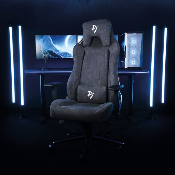 Arozzi Vernazza Soft Fabric - Gaming Chair - Dark Grey
