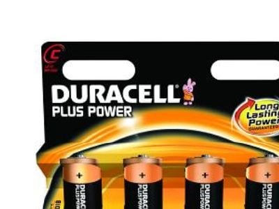 Duracell MN1400B4, Engangsbatteri, C, Alkalinsk, 1,5 V, 4 stykker, Svart, Oransje