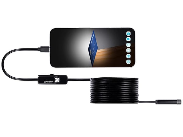 Tracer HardWire - Endoskooppi - kannettava - vedenpitävä - väri - 640 x 480 - USB - AVI - DC 5 V