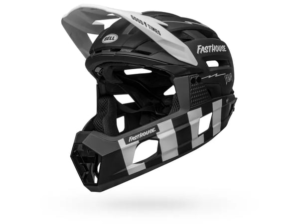 Bell Helmets Super Air R Spherical, Heldekkende hjelm, Innformet, Hjelmvisir, Matt