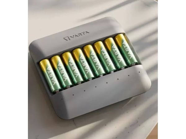 Varta Eco Charger Multi, Nikkelmetallhydrid (NiMH), Kortslutning, AA, AAA, 8 stykker, Batterier medfølger