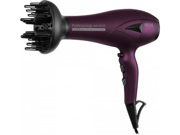 ECG VV 3121 Professional hiustenkuivaaja 1800 W, violetti