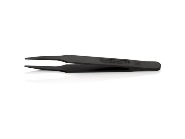 Knipex 92 09 01 ESD, Sort, Spiss, Rett, 4 g, 9,5 mm, 115 mm