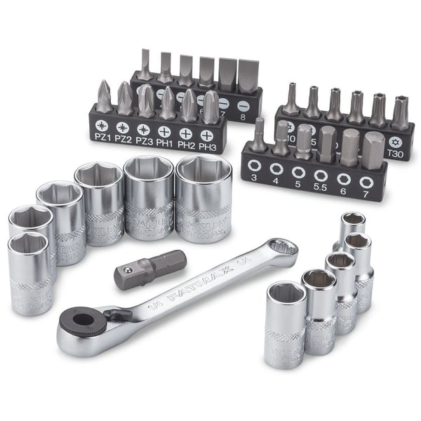 Stanley FMMT19101-0, 36 styck, Insex (metriska enheter), Phillips, Pozidriv, Öppning, Torx, PH 1, PH 2, PH 3, PZ 1, PZ 2, PZ 3, 3,4,5,6,7,8 mm, T10...