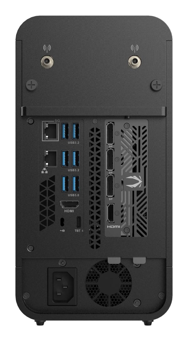 ZOTAC ZBOX MAGNUS ONE EU27506TC - Barebone - mini-PC 1 x Core Ultra 7 265 / inntil 5.3 GHz - RAM 0 GB - GeForce RTX 5060 Ti - Bluetooth 5.4, IEEE 8...