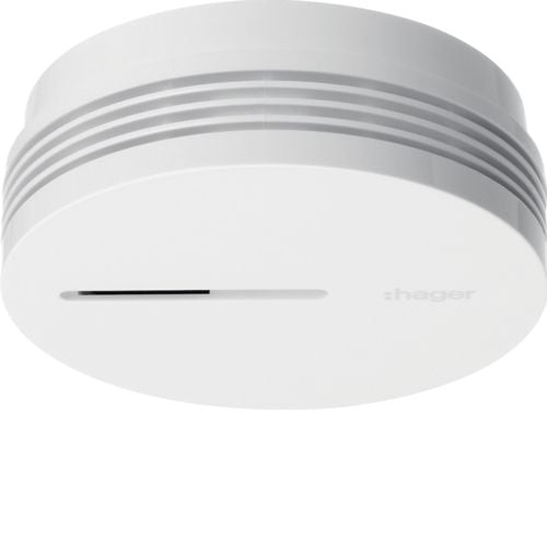 Hager TG600AL, Optisk detector, Koblet med ledninger (ikke trådløs), Hvit, 85 dB, 50 m, IP32