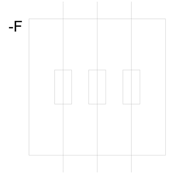 Säkringselement D02, 3P, 63 A