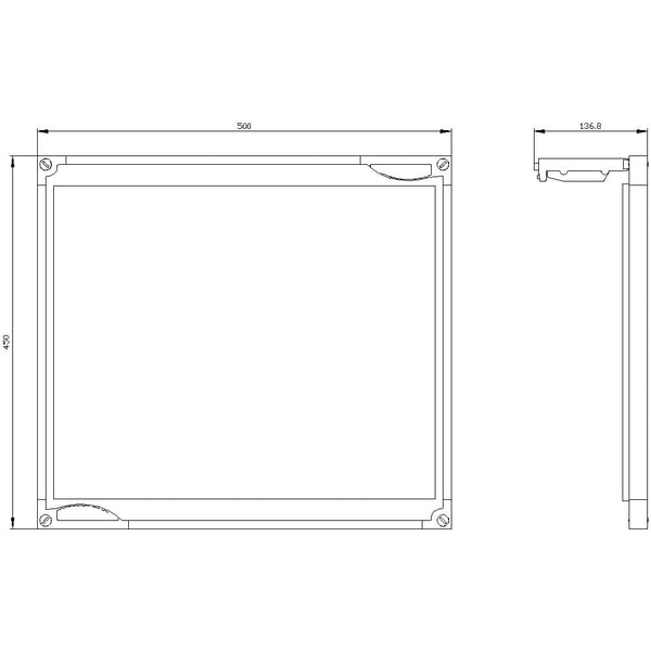 Siemens 8GK4501-3KK23, 450 mm, 505 mm, 455 mm, 50 mm, 1,25 kg