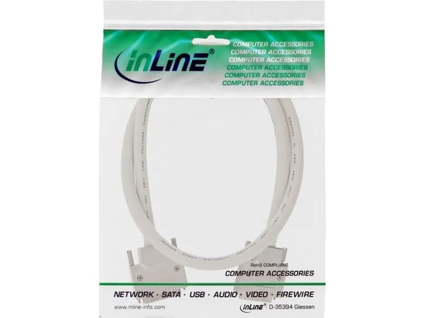 InLine 26803, Beige, 3 m, 68-p, 68-p, Hane/Hane, 185 mm