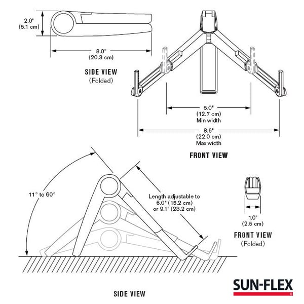 SUN-FLEX® GravityStand - laptop stand