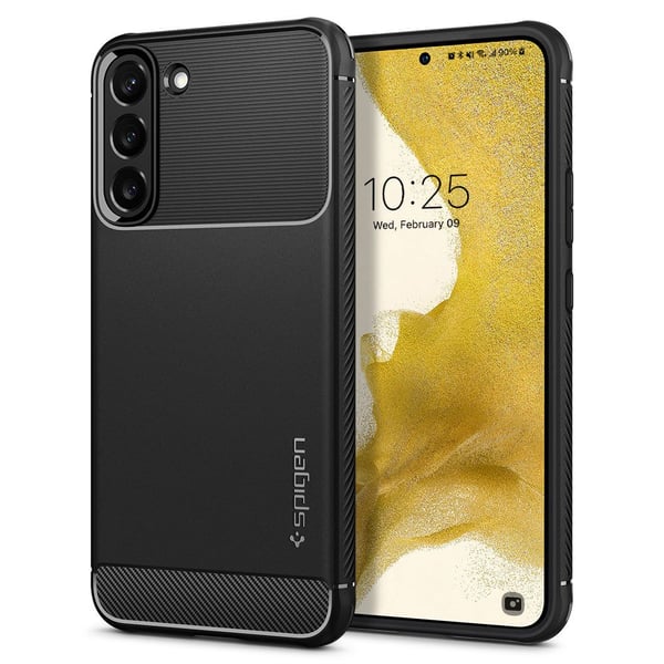 Spigen Rugged Armor, suojakuori, Samsung, Galaxy S22 5G, 15,5 cm (6.1"), Lajittelu