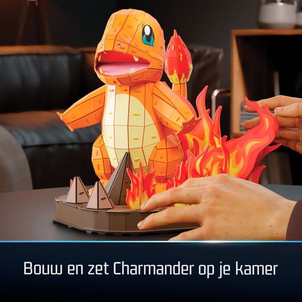 4D-pussel Pokemon 30 cm - Charmander