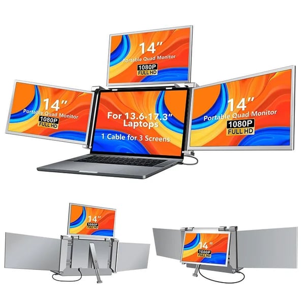 Extralink Smart Life S680 14" - 3 monitor, IPS, 1080p Full HD