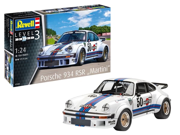 Revell Porsche 934 RSR "Martini", *Model Building Set*