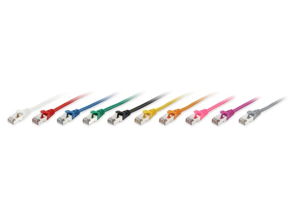 Equip 606701, 0,25 m, Cat6a, S/FTP (S-STP), RJ-45, RJ-45, Grå