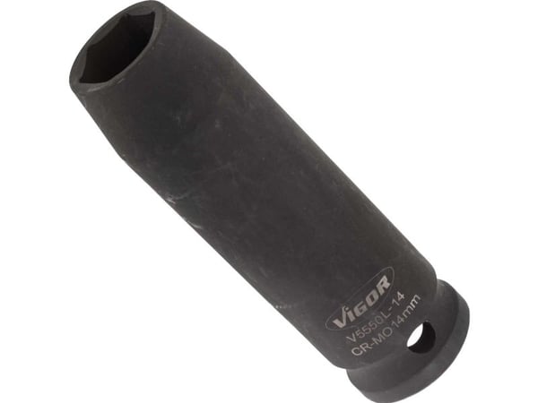 Vigor V5550L-14 Kuusikulmainen pistorasia Tehopistorasia 14 mm 1/2 (12,5 mm)