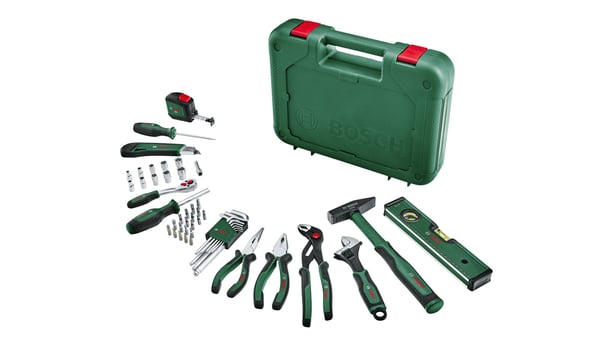 Bosch Powertools Advanced Hand Tool S 1600A02BY7 työkalusarja, 52 osaa, vihreä